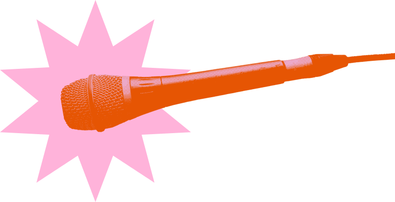 Pink Red Mic with Spark image